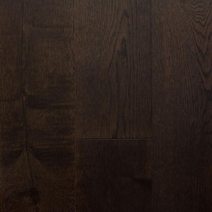 Castlebury French Roast Eurosawn White Oak 3/4 in. T x 4 in. W Wire Brushed Solid Hardwood Flooring (16 sq.ft./case)