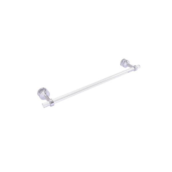 Allied Brass Pacific Beach Collection 24 in. Over-the-door Single Towel Bar in Satin Chrome