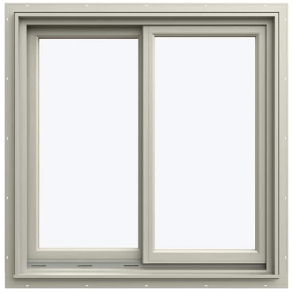 35.3125 in. x 35.5625 in. W-5500 Left-Hand Sliding Wood Clad Window