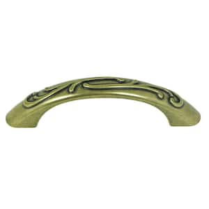 Ivy 3 in. Center-to-Center Antique Brass Arch Cabinet Pull