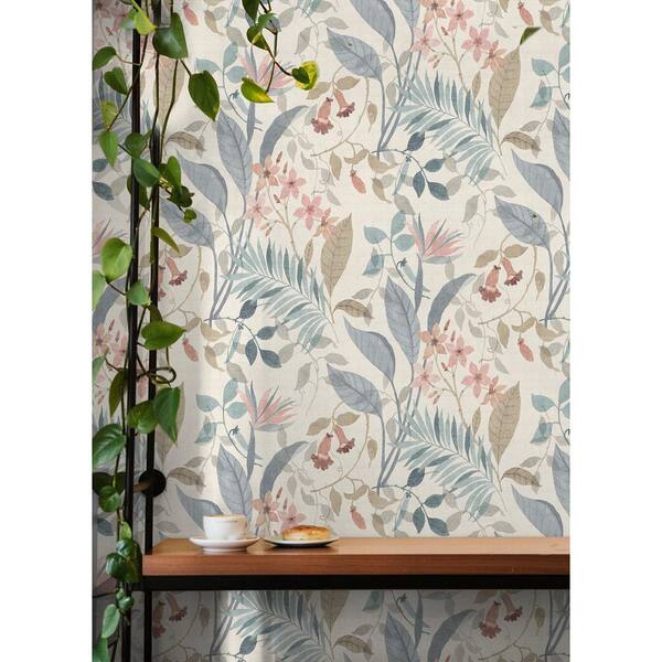 Jesinda Pink Peel and Stick Wallpaper Sample