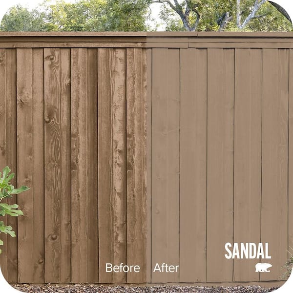 5 gal. #SC-121 Sandal Solid Color House and Fence Exterior Wood Stain