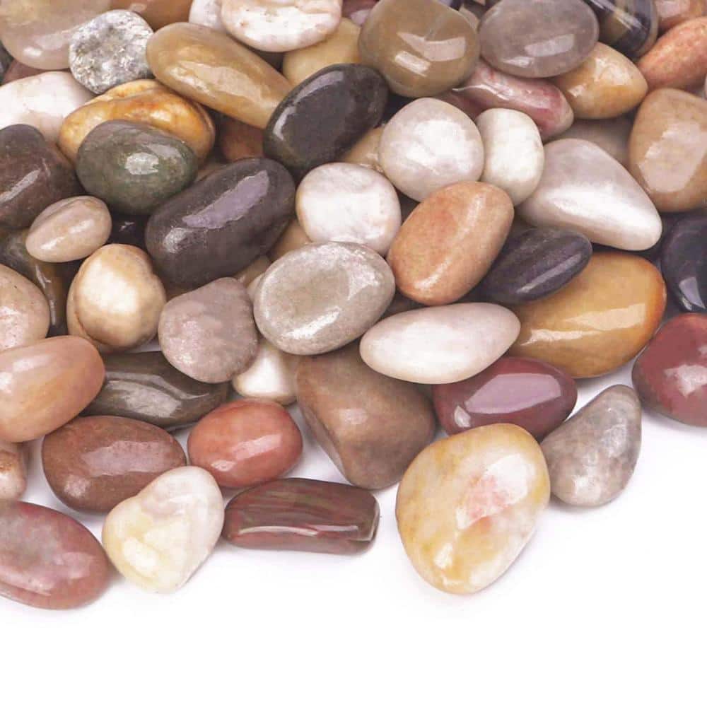 15 lb 1-1/2 in. River Rocks Polished Natural Stone Mixed Color price history on PriceWatchPro