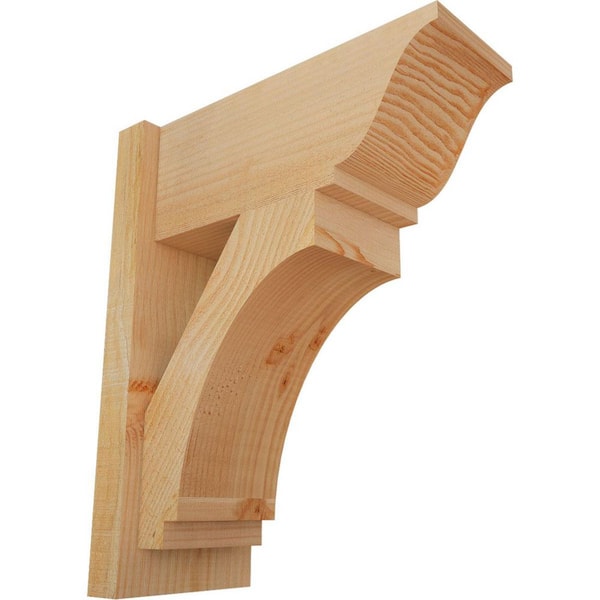 Ekena Millwork 8 in. x 22 in. x 18 in. Imperial Traditional Rough Sawn Douglas Fir Outlooker