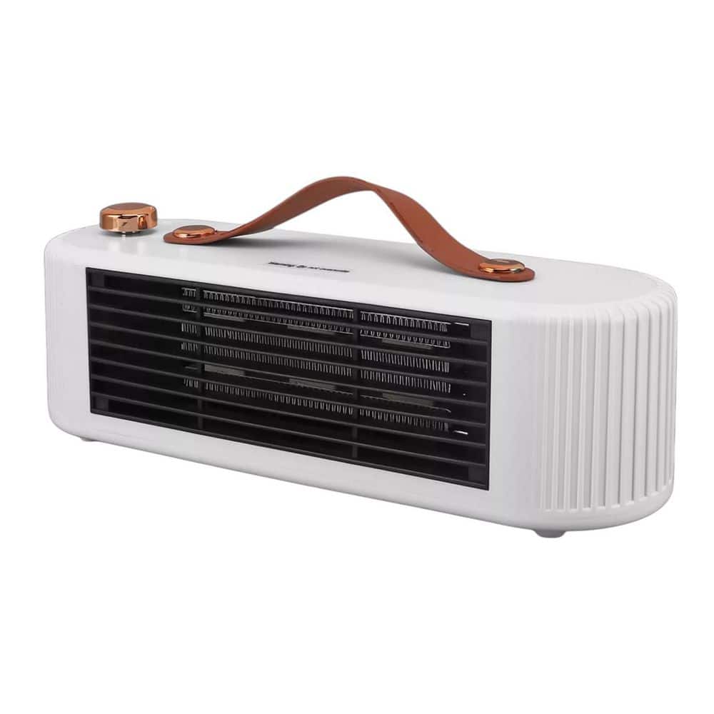 800-Watt 3.54in. White Electric Indoor Tower Forced Air Ceramic Fan Space Heater w/Over Heat Protection for Living Space price history on PriceWatchPro