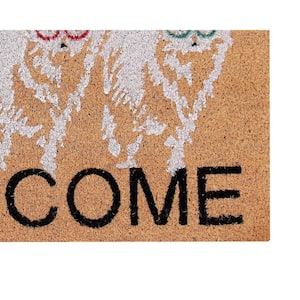 Natural Collection Coir Mat Welcome Cat