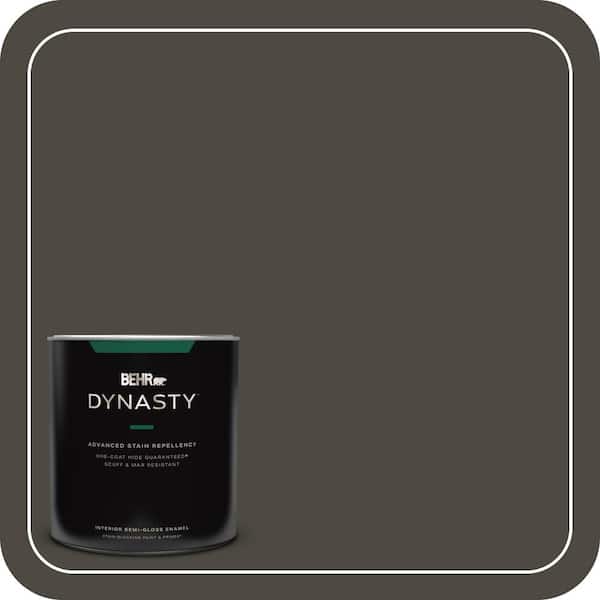 BEHR DYNASTY 1 qt. #S-H-780 Thorny Branch Semi-Gloss Enamel Interior Stain-Blocking Paint and Primer