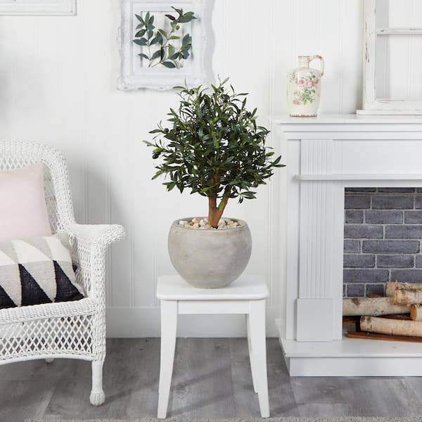 Artificial Olive Tree With Pot - Bloomr