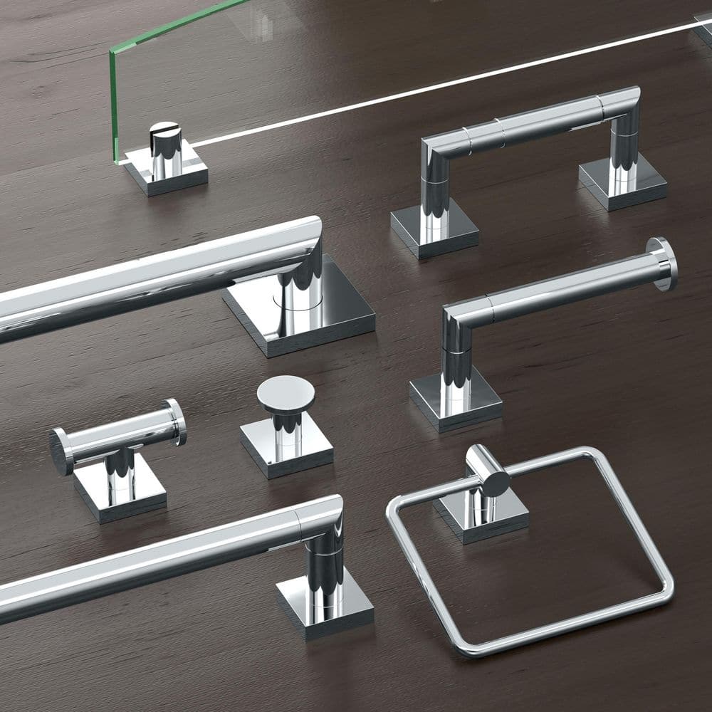 Elevate 30" Chrome Wall Mounted Towel Bar