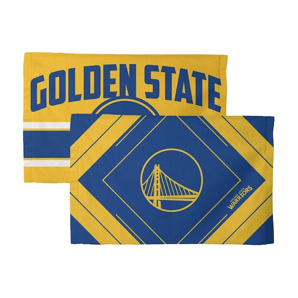THE NORTHWEST GROUP NBA Warriors Pick-N-Roll Cotton/Polyester Geometric Multicolor Fan Towel (2-Pack)