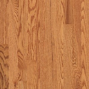 Take Home Sample - Plano Gunstock Oak 5 in. W Solid Oak Hardwood Flooring