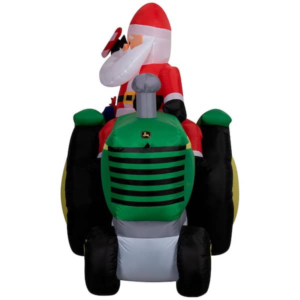 Gemmy 5.7 ft. Tall x 4 ft. Wide Airblown John Deere Tractor with