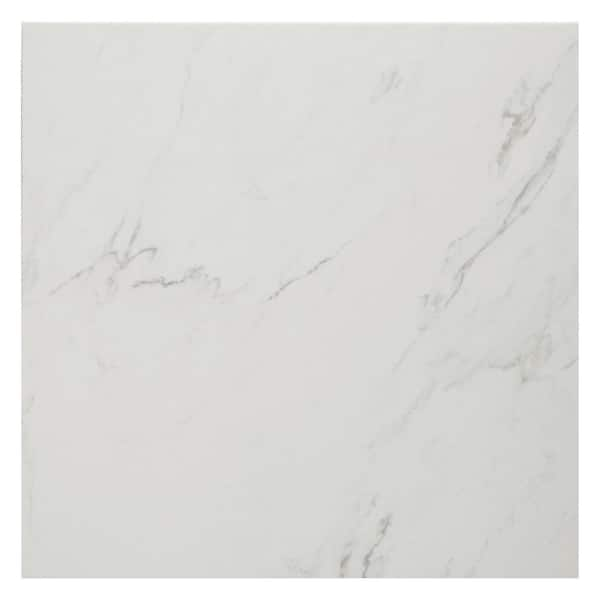 Carrara 18 in. x 18 in. Glazed Porcelain Floor and Wall Tile (352 sq.  ft./Pallet)