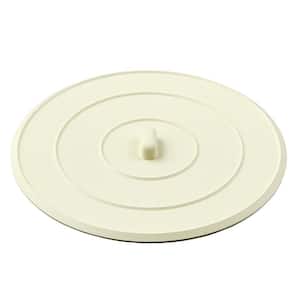 Everbilt 5 in. Rubber Kitchen and Bath Stopper in White 865350