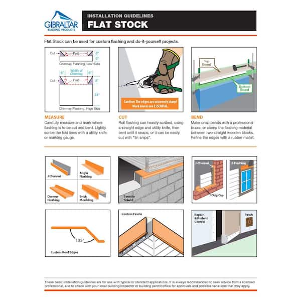 Gibraltar Building Products 5 in. x 7 in. Steel Flat Flashing