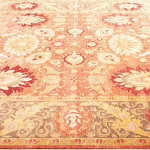 Mogul, One of a Kind Traditional Rose 5 ft. 10 in. x 6 ft. 2 in. Floral Area Rug