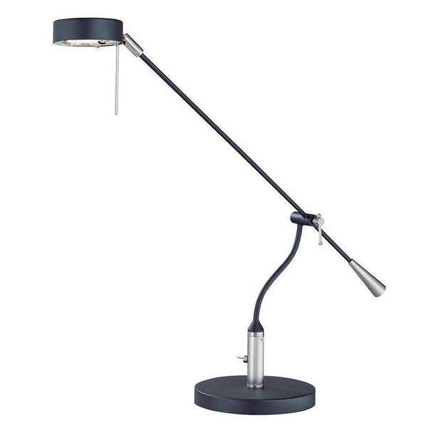 Illumine 24.5 in. Black Table Lamp