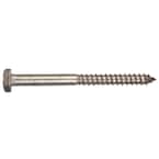 5/16 in. x 3 in. External Hex Hex-Head Lag Screws (5-Pack)