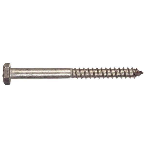 3/8 x 1-1/4" Lag Bolts Hex Head Stainless Steel Heavy Duty Wood Screws Qty 50 