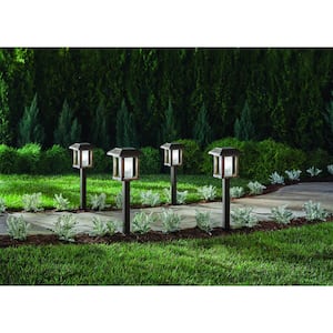 Hooded Low Voltage Bronze 7 1/2H LED Landscape Spotlight