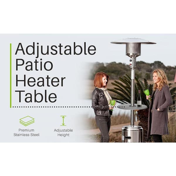 Fire Sense Adjustable Patio Heater Table Fire Sense Adjustable Patio Heater Table