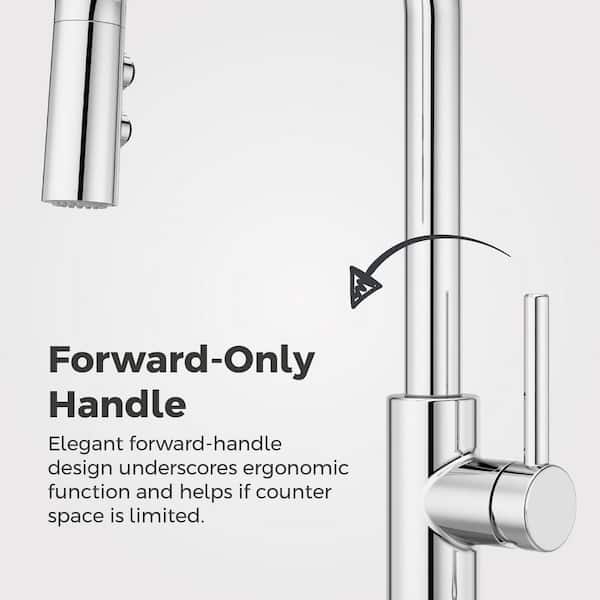 Pfister Zanna Single Handle Pull Down Sprayer Kitchen Faucet with