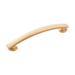American Diner 5-1/16 in. (128 mm) Center-to-Center Brushed Golden Brass Cabinet Pull (10-Pack)