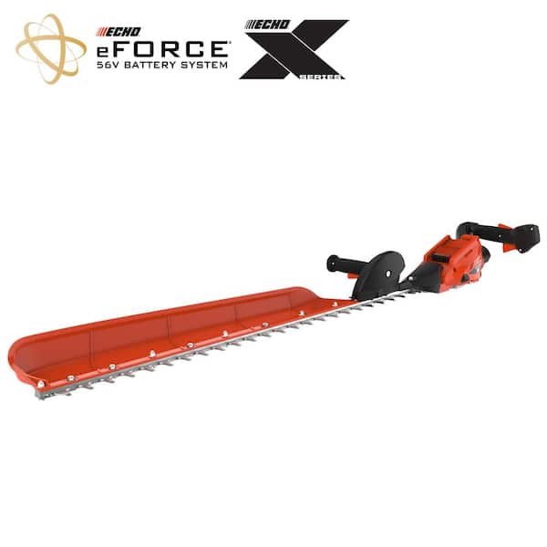 ECHO eFORCE 34 in. 56-Volt X Series Single-Sided Double-Reciprocating Cordless Battery Powered Hedge Trimmer (Tool Only)