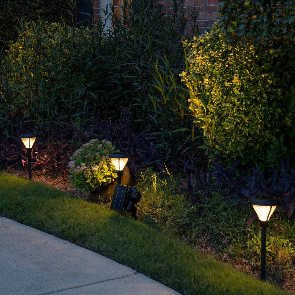 Progressive Bright White LED Solar Garden Spotlight, Cast Aluminum