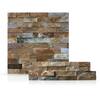 Prestige Stone & Granite Golden White 6 in. x 24 in. Natural Stacked Stone Veneer Panel Siding Exterior/Interior Wall Tile (2-Boxes/9.16 sq. ft.) TSGW-F-2