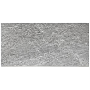 11.81 in. x 23.62 in. LithoTech Silver Gray (1.93 sq. ft./Each) Matte Porcelain Floor Pool Coping Tile