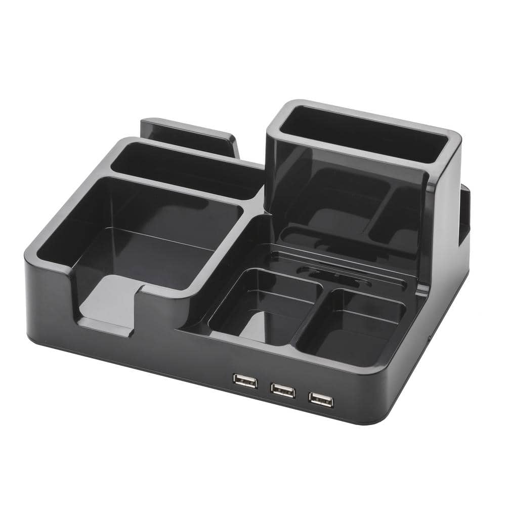 Desk Organizer Catchall Tray iPad and iPhone Stand Kitchen Tablet