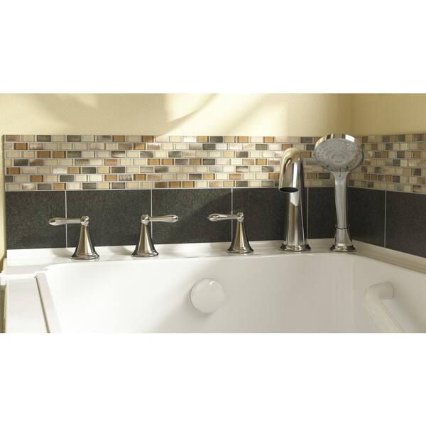 Value Series 60 in. Left Hand Walk-In Air Bath Bathtub in Biscuit