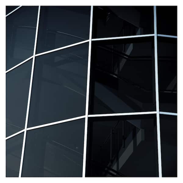 12 in. x 49 ft. NA20 Daytime Privacy and Sun Control Black (Dark) Window Film