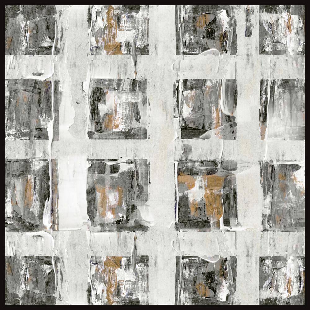 Darkened Windows by Parvez Taj Floater Framed Canvas Abstract Art Print 12 