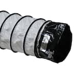 Air Ventilator White 24 in. D x 25 ft.Coil Flexible Ducting White