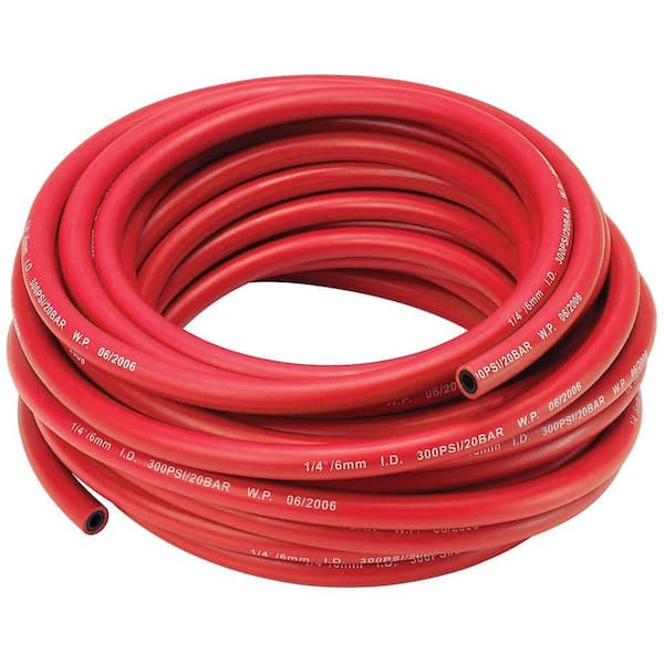 Amflo 3/8 in. x 500 ft. Bulk Reel Red Rubber Hose