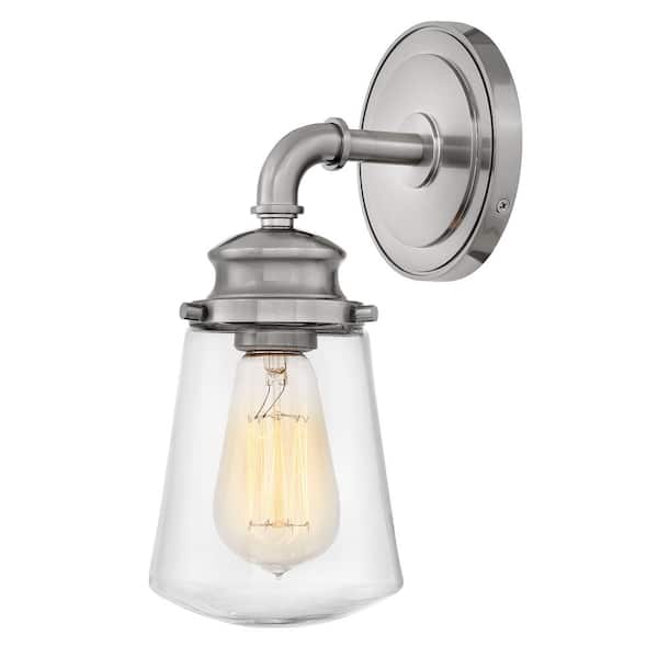 HINKLEY Fritz 5.0 in. 1 Light Brushed Nickel Vanity Light