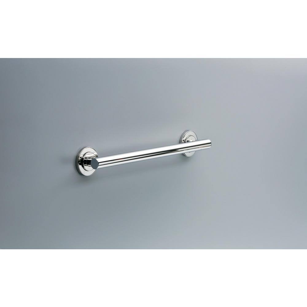 Voisin Polished Stainless Steel 18-Inch Bathroom Grab Bar