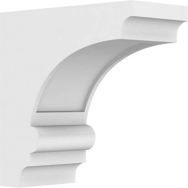 Ekena Millwork 5 in. x 12 in. x 12 in. Standard Diane Architectural Grade PVC Corbel