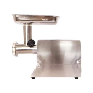 Stainless Steel Meat Grinder Machine Electric Meat Chopper Mincer with 4/6/8 mm Grinding Plates and Stuffing Tubes