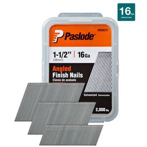 1-1/2 in. x 16-Gauge Galvanized Angled Nails (2000 per Box)