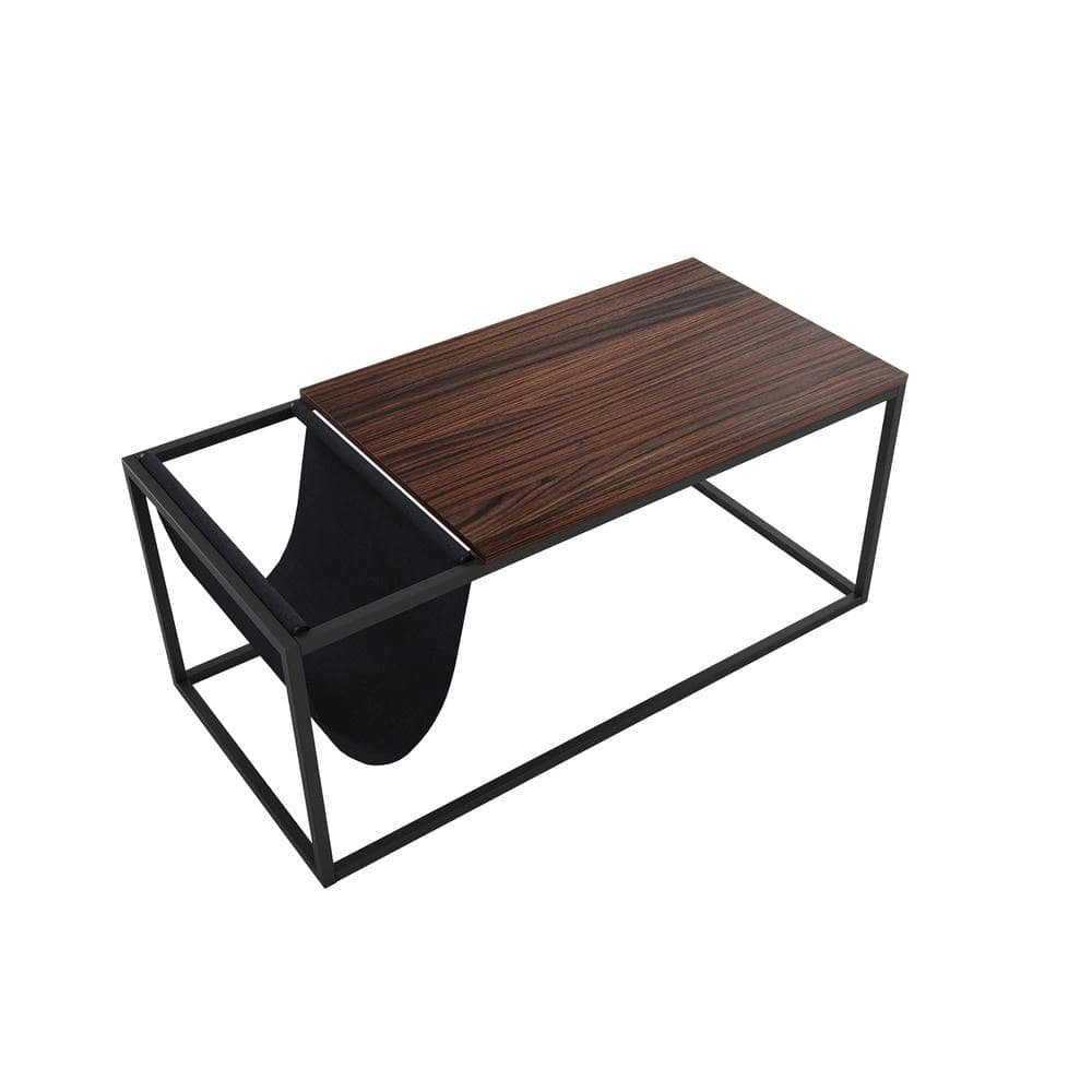 Magazine rack on sale coffee table