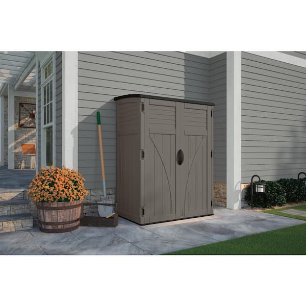 Suncast 2 ft. 8 in. x 4 ft. 5 in. x 6 ft. Large Vertical Storage Shed