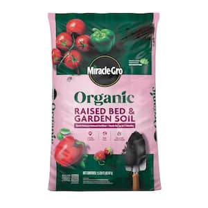 Organic Raised Bed and Garden Soil 1.5 cu. ft. with Quick Release Natural Fertilizer, Peat Free