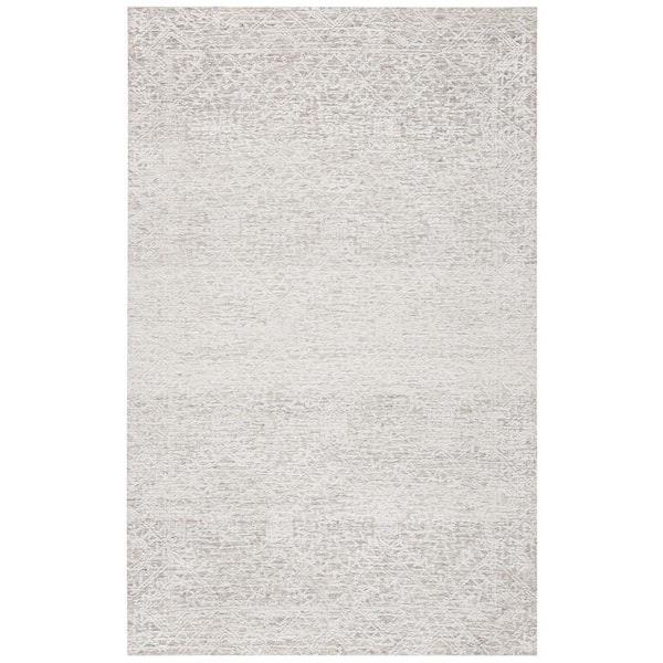 SAFAVIEH Glamour Beige 9 ft. x 12 ft. Geometric Diamonds Area Rug