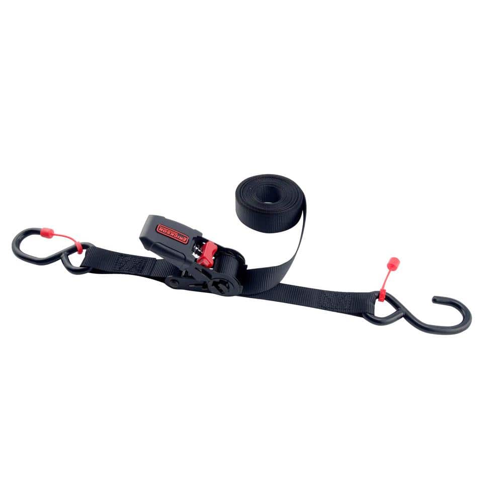 15 ft. x 1 in. Soft Grip Ratchet Strap with Cap Lock (4-Pack) price history on PriceWatchPro