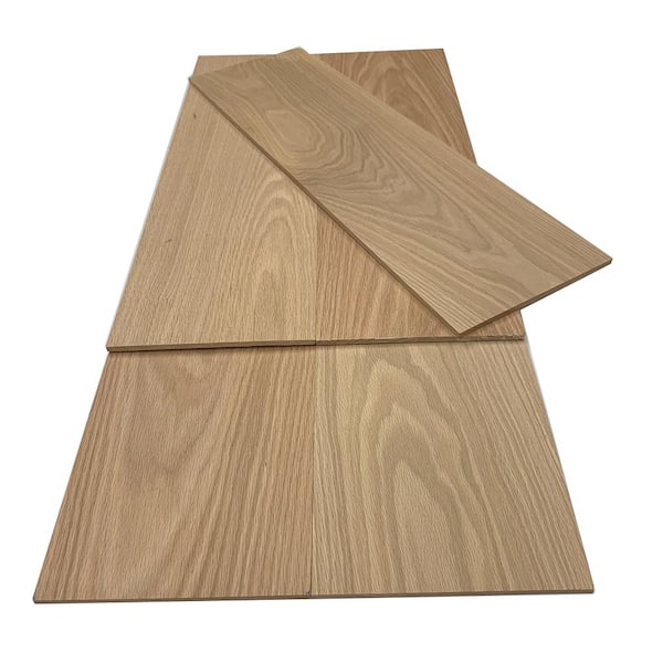Swaner Hardwood Oak Hobby Board (Common: 1/4 in. x 8 in. x 4 ft.; Actual: 0.25 in. x 7.25 in. x 48 in.)