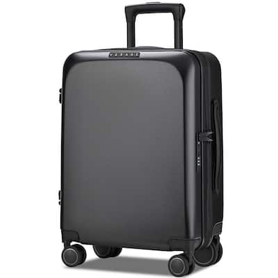 VERAGE 20 in. Blue Carry On Luggage Spinner Wheels Expandable Hard Side  Travel Luggage Rolling Suitcase TSA Approved GM20062W II-20-Blue - The Home