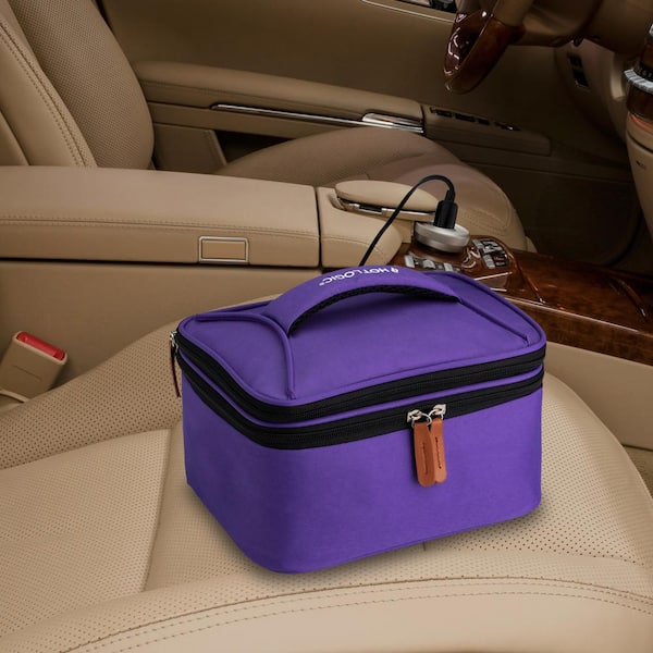 HOTLOGIC Purple Food Warming Lunch Bag Plus 12-Volt 16801174-PUR
